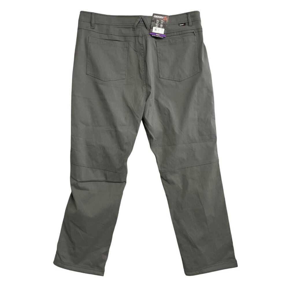 NEW Gerr'y Men's 40X32 Gray Venture Fleece Lined Tech Pants Stretch - Picture 3 of 10